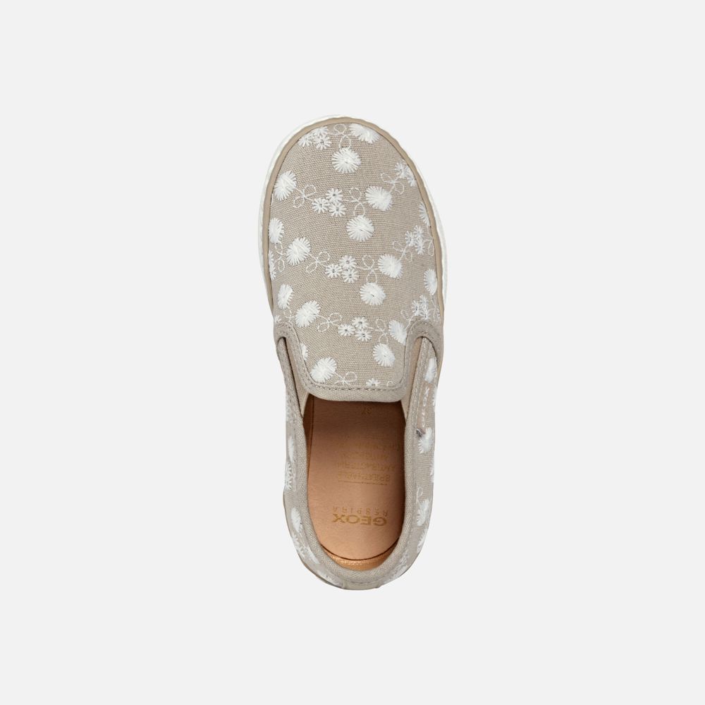 Basket Geox Kilwi - Beige - Fille 035819-FEM